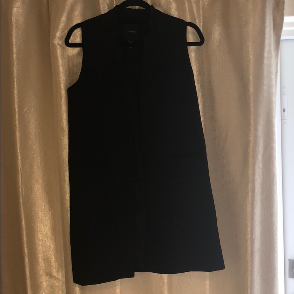 Black half coat
